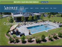 Tablet Screenshot of borstlandscape.com